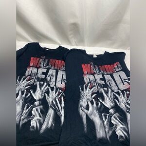 AMC The Walking Dead Men’s Long Sleeve Shirt Set Of Two Size 2Xl